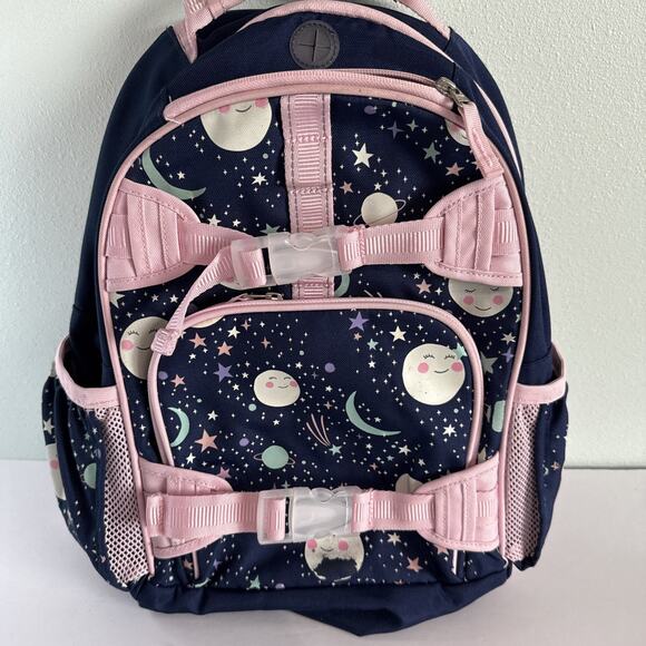 Pottery Barn Mackenzie Small Backpack Glow-in-the-Dark Galaxy/Moon Pencil case - Picture 2 of 10